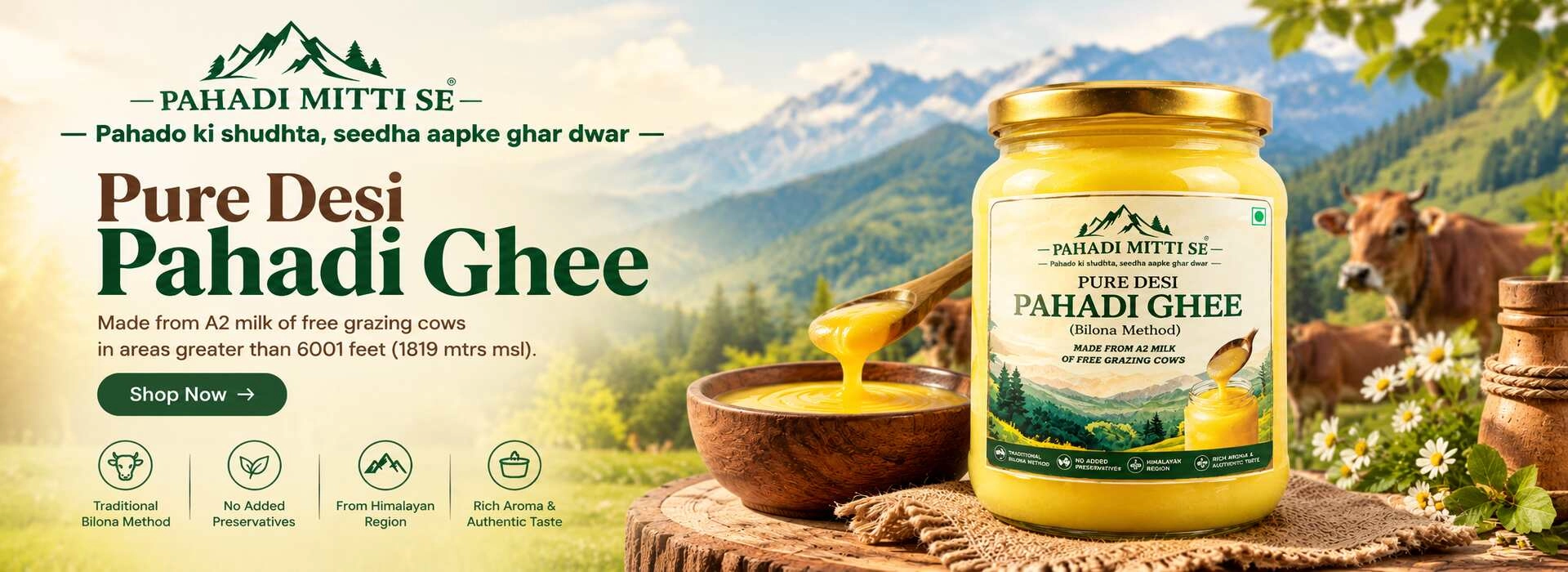 Pure Himalayan Desi Ghee