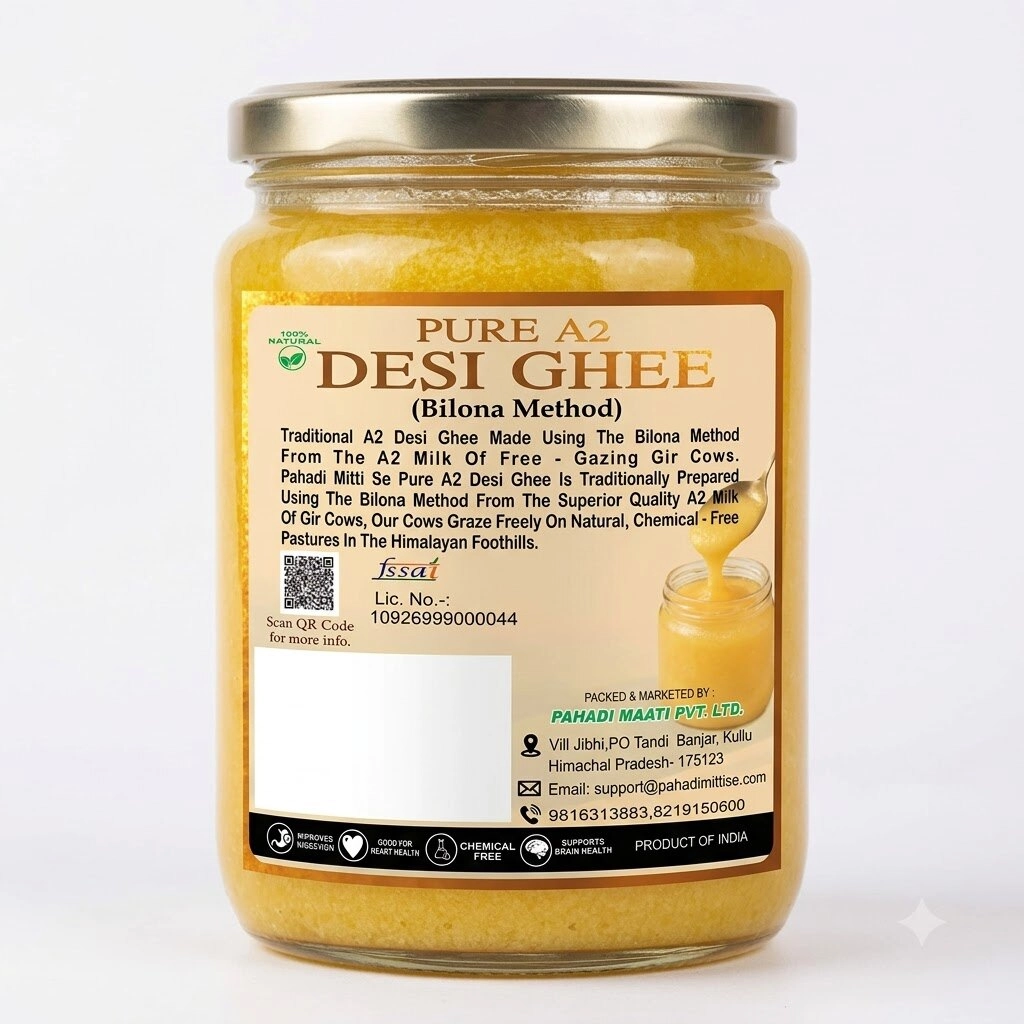 Pure A2 Desi Ghee (Bilona Method)