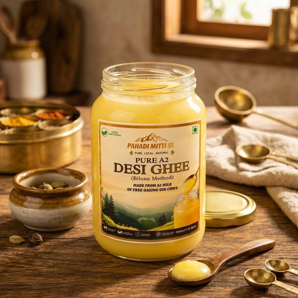 Pure A2 Desi Ghee (Bilona Method)