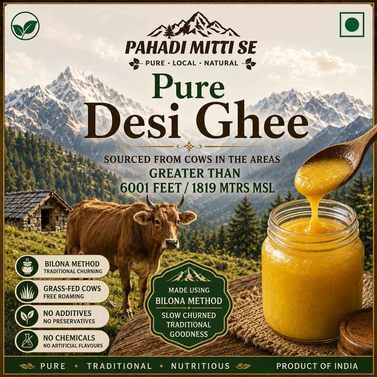 Pure Himalayan Desi Ghee