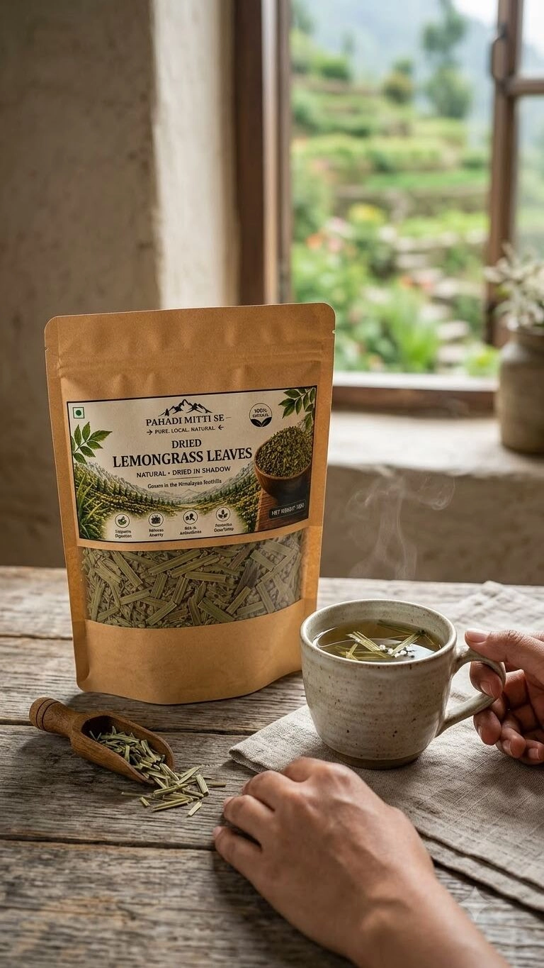 Dried Lemongrass Leaves – Natural & Aromatic