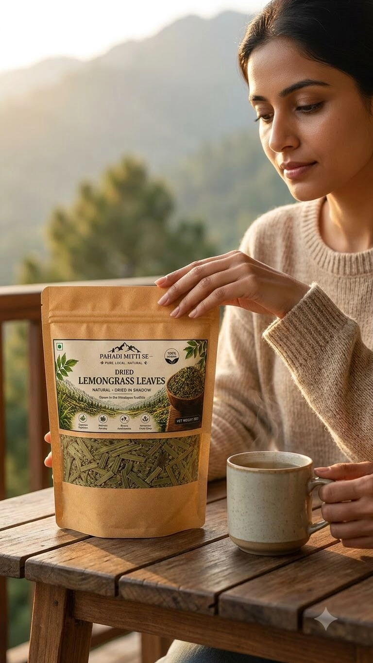 Dried Lemongrass Leaves – Natural & Aromatic