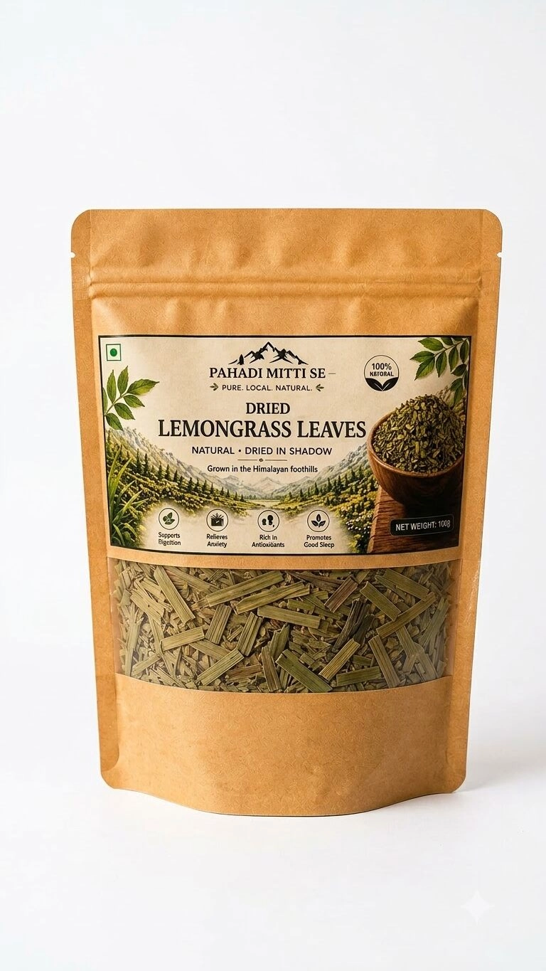 Dried Lemongrass Leaves – Natural & Aromatic