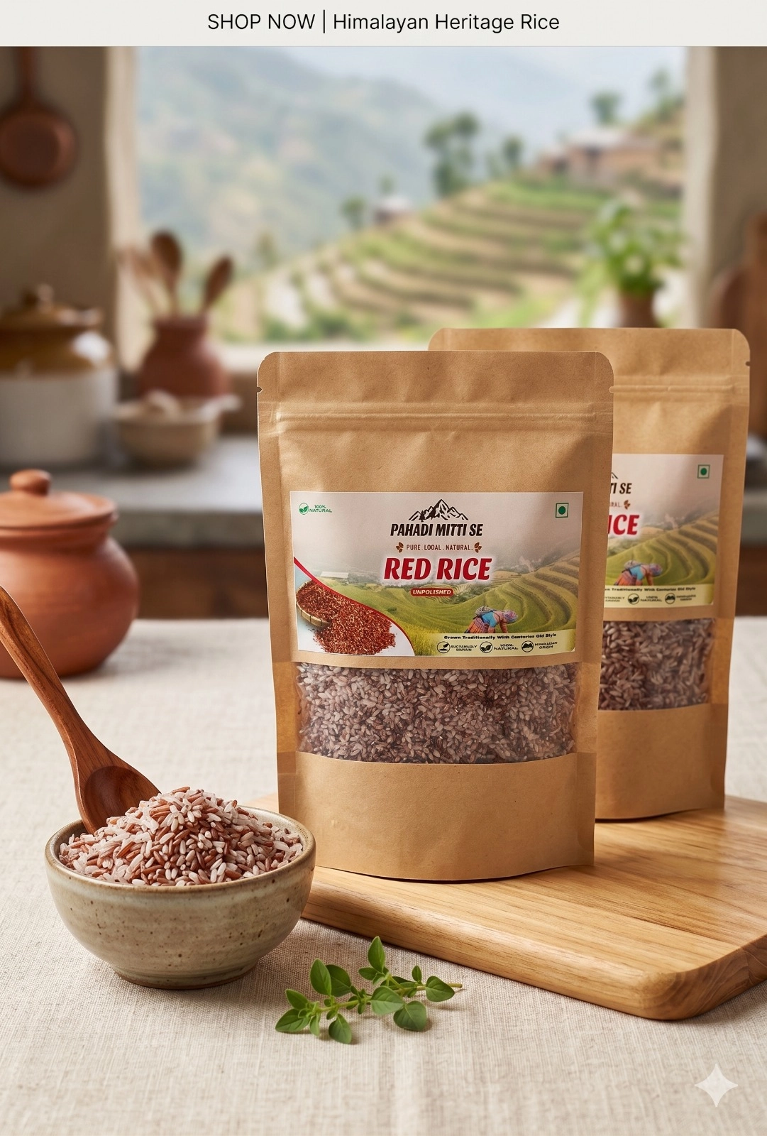 Red Rice – Natural, Nutritious and Wholesome