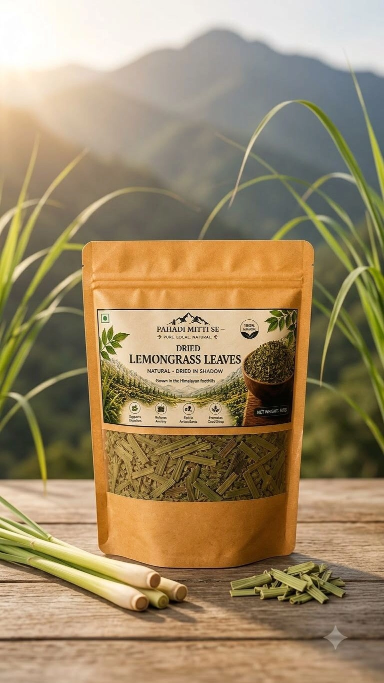 Dried Lemongrass Leaves – Natural & Aromatic
