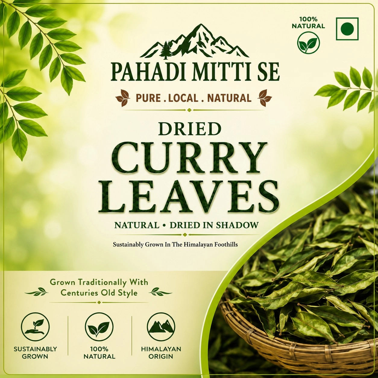 Organic Curry Leaves – Natural and Aromatic